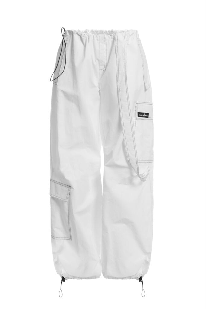 Pantaloni cargo Airflow albi
